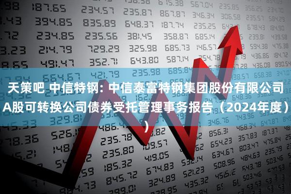 天策吧 中信特钢: 中信泰富特钢集团股份有限公司A股可转换公司债券受托管理事务报告（2024年度）